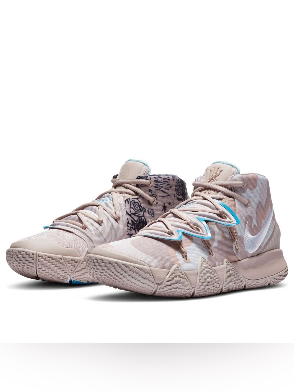 Nike Kyrie S2 Hybrid 'Desert Camo' size 8 fossil stone color 2020 Release GUC